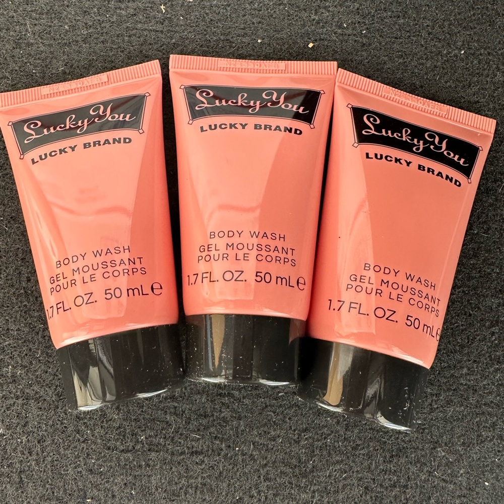 Lucky You Body Wash set of 3 (1.7oz each sealed)
